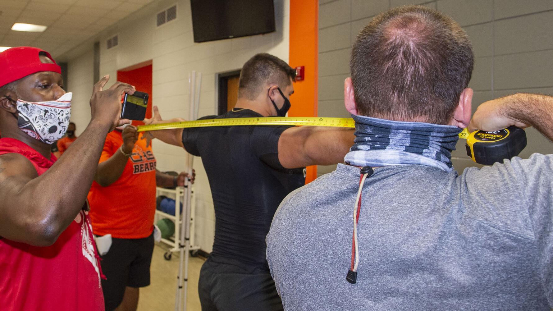 Photos: CHS Bears Host First 'Cur Dog Combine' for Players